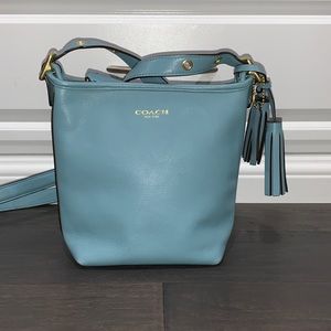 Coach Legacy mini duffle crossbody - blue